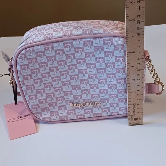 Juicy Couture crossbody pink Bag| Geo pink Diamond over the shoulder bags NWT - Picture 9 of 14